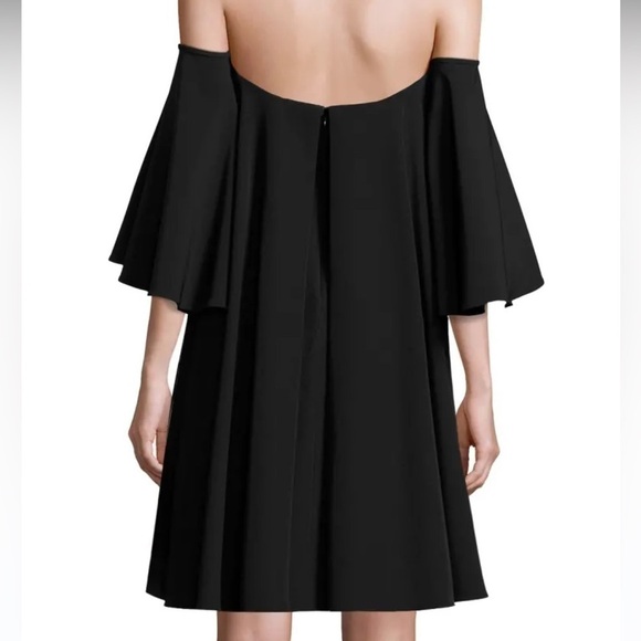 Milly Mila Off the Shoulder Italian Cady Mini Dress - Picture 2 of 8